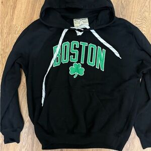 Boston Black Hoodie Sweater